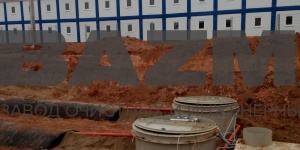 Подземные канализационные очистные сооружения (КОС) 100 м3/сутки Крым