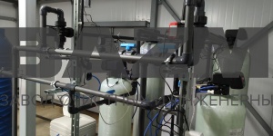 Очистные сооружения фильтрата полигона ТБО производительность 20 м3/сутки г. Туинцы респ. Беларусь